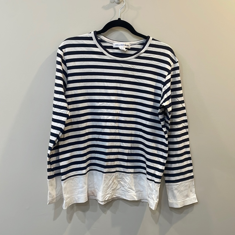 Comme des Garçons L/S shirt, size M, stained